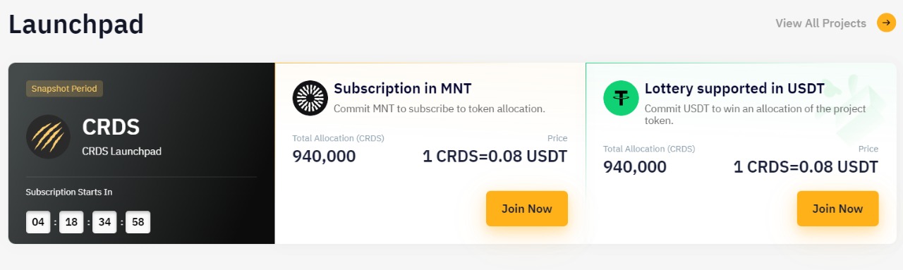 bybit launchpad crds token coin